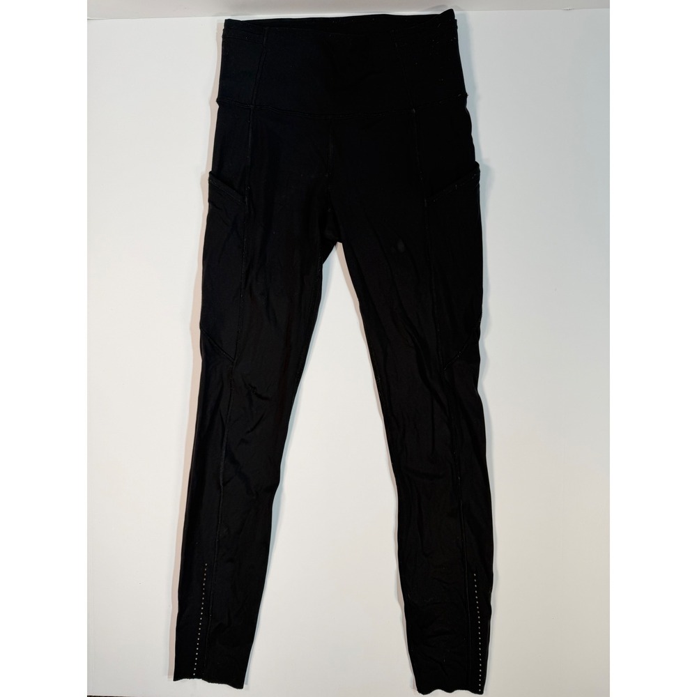 Lululemon Tightest Stuff Tight 28 Black High Rise Compression Leggings Size 4